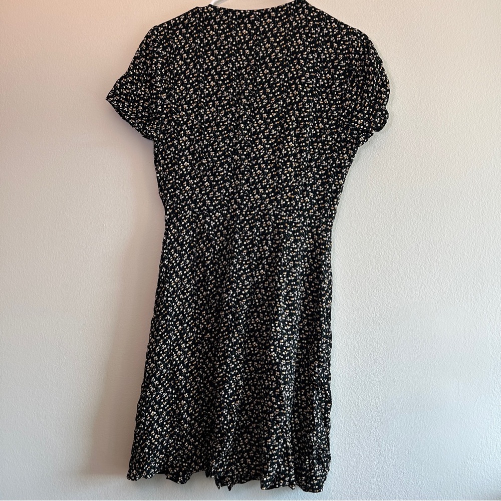 Madewell Button-Wrap Dress in Playground Posies Size Small - Picture 3 of 7